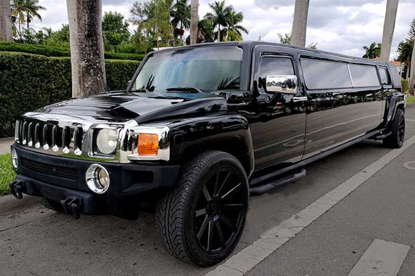 black hummer limo